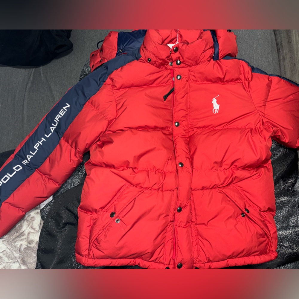 men’s xl polo puffer coat